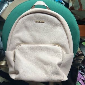 Michael Kors blush leather backpack
